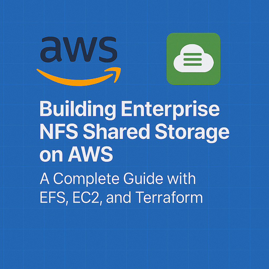 Building Enterprise NFS Shared Storage on AWS: A Complete Guide with EFS, EC2, and Terraform