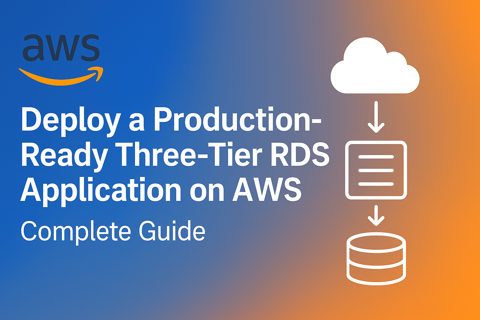Deploy a Production-Ready Three-Tier RDS Application on AWS: Complete Guide