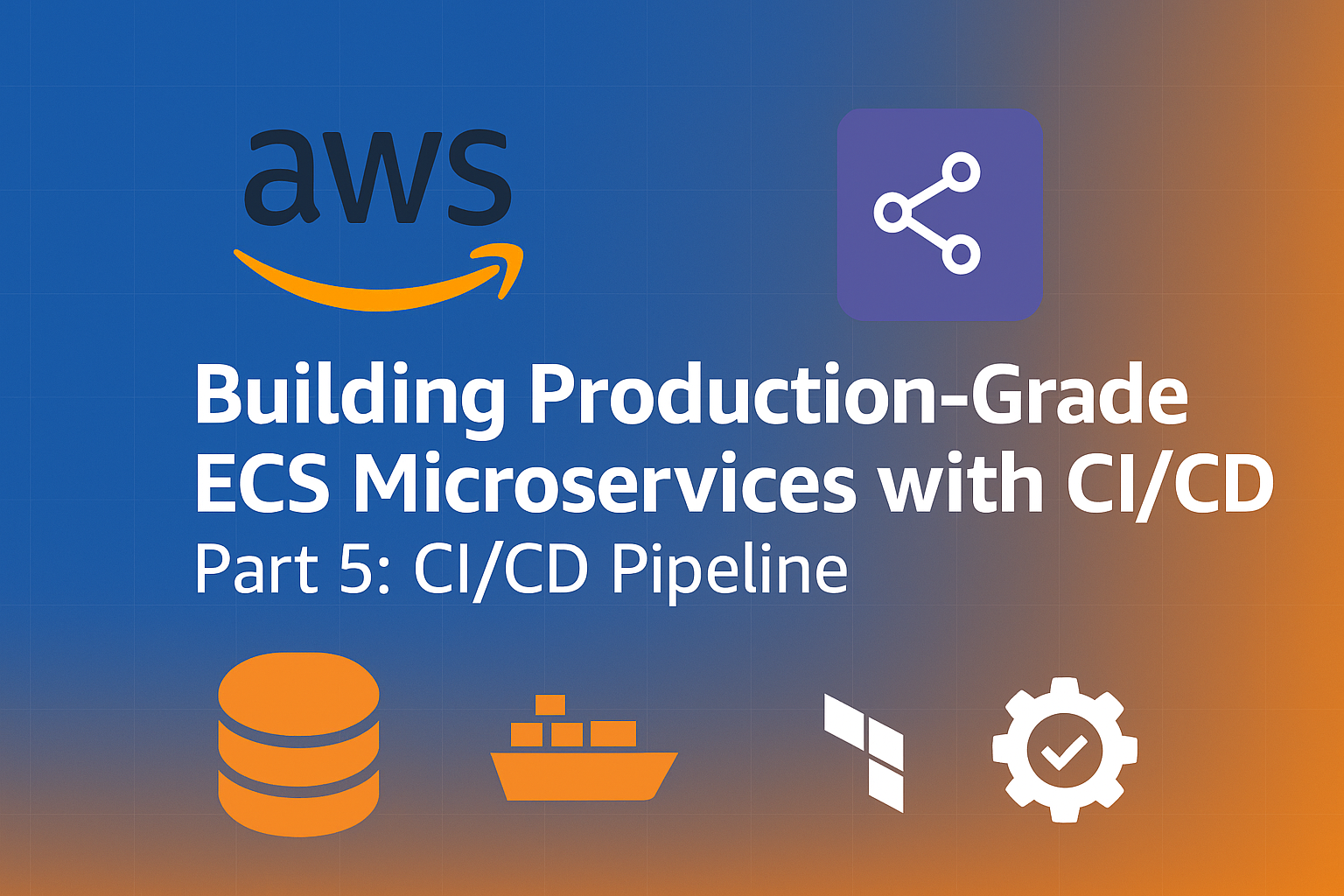 Building Production-Grade ECS Microservices with CI/CD - Part 5: CI/CD Pipeline