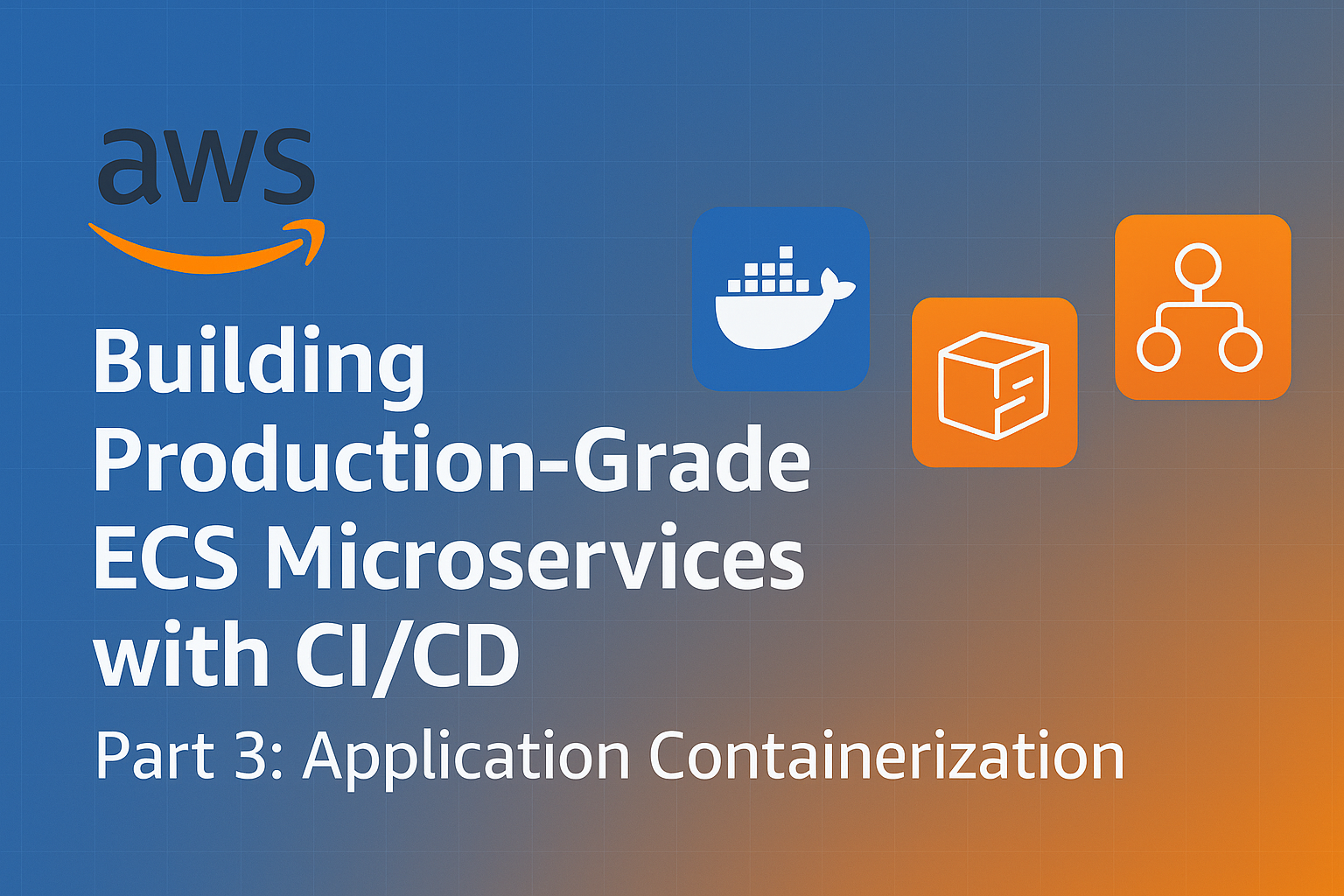 Building Production-Grade ECS Microservices with CI/CD - Part 3: Application Containerization
